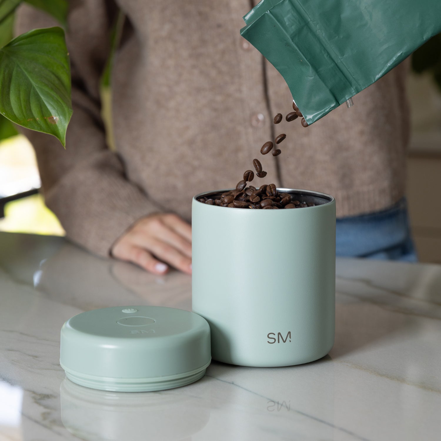 Delta Coffee Canister